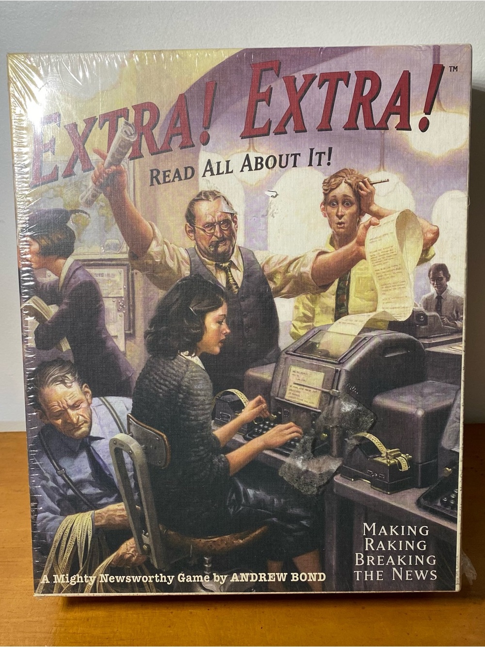 Sealed Extra! Extra! Strategy Board Game Mayfair Games Made in USA New In Box